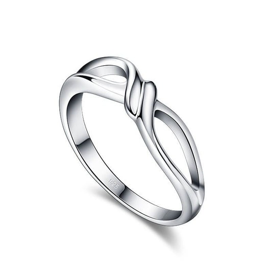 K & S | Damenring 925 Silber Herz Design – Eleganter Schmuck & Romantische Geschenkidee