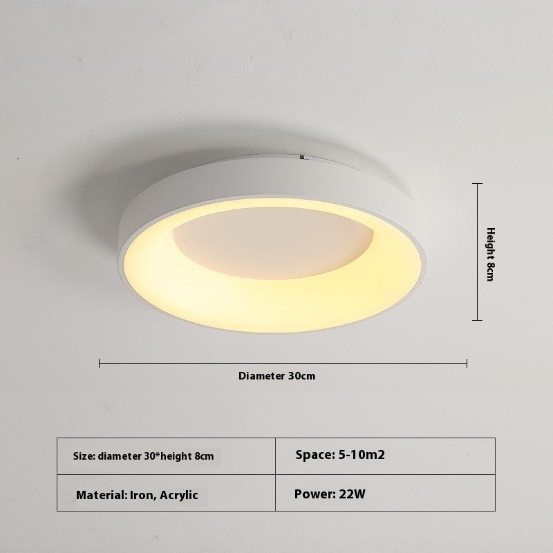 K & S | LED Deckenleuchte – Moderne minimalistische Deckenlampe für Schlafzimmer, Wohnzimmer & Büro