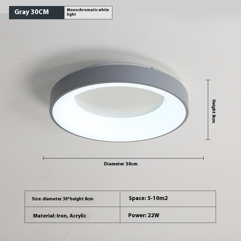 K & S | LED Deckenleuchte – Moderne minimalistische Deckenlampe für Schlafzimmer, Wohnzimmer & Büro