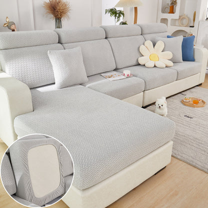 K & S | Sofaüberwurf Elastisch Universell – Waschbarer Stretch Sofabezug für Alle Jahreszeiten
