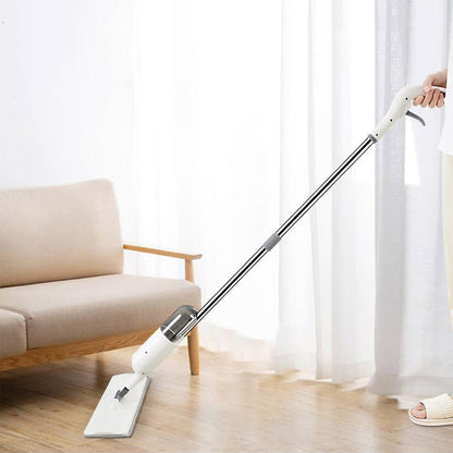 K & S | Flachmopp mit Eimer Selbstreinigend – Mikrofaser Bodenwischer für Haushalt