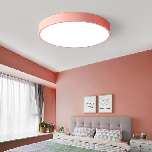 K & S | LED Deckenleuchte – Ultraflache dimmbare Deckenlampe für Schlafzimmer, Wohnzimmer & Büro