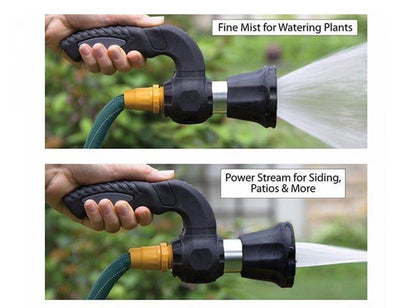 K & S | Hochleistungs-Spritzdüse mit einstellbarem Wasserstrahl - Perfekt für Garten, Auto & Reinigung