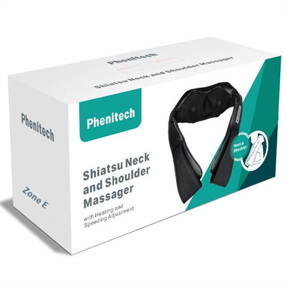 K & S | Nackenmassagegerät Schulter Elektrisch – Mit Knet- & Klopfmassage für Entspannung