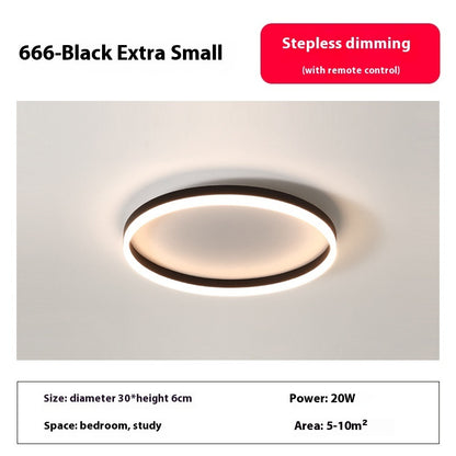 K & S | LED Deckenleuchte – Moderne runde Deckenlampe mit Ringdesign für Schlafzimmer & Wohnzimmer
