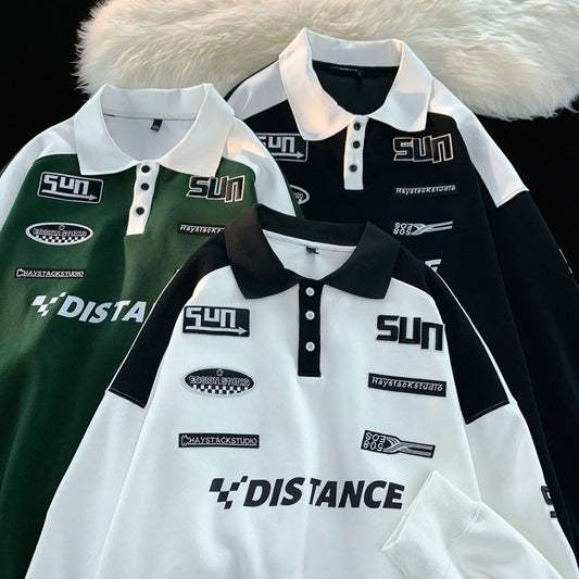 Rockford – Retro Strick Polo Pullover