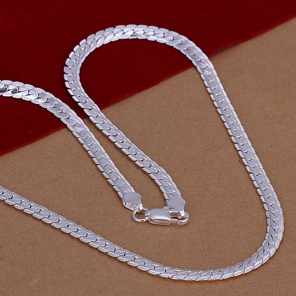 K & S | Herren Halskette 925 Silber – Schlichte & Stilvolle Silberkette Zeitloser Schmuck