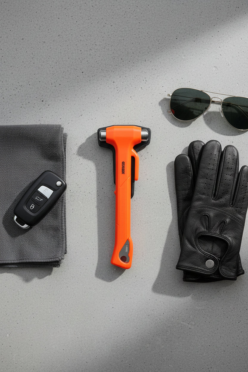 Auto Notfallhammer Premium | Gurtschneider & Fensterbrecher - Generated Image 10