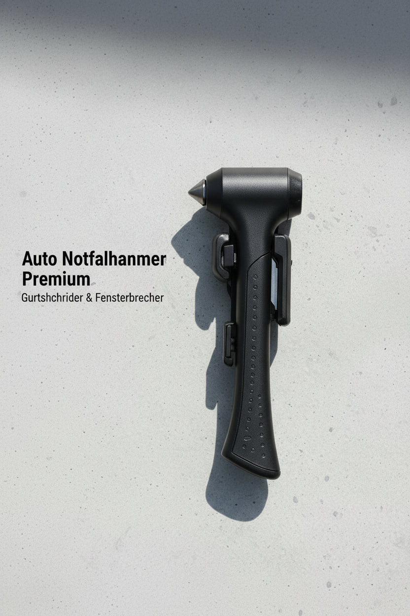 Auto Notfallhammer Premium | Gurtschneider & Fensterbrecher - Generated Image 3
