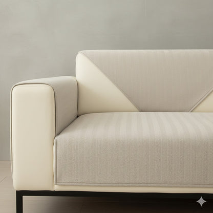 Premium Sofa-Schoner Chenille | Waschbar & Rutschfest