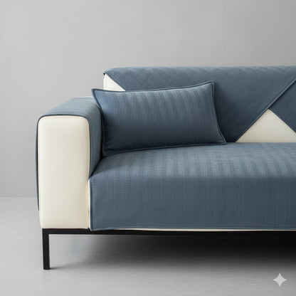 Premium Sofa-Schoner Chenille | Waschbar & Rutschfest