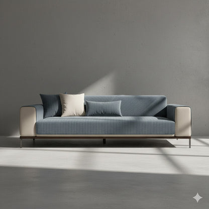 Premium Sofa-Schoner Chenille | Waschbar & Rutschfest