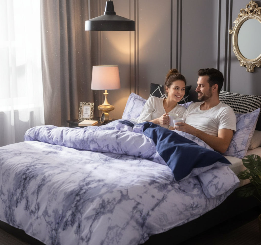 Elegante Bettwäsche Set 4-teilig | Marmor Design - Generated Image 29