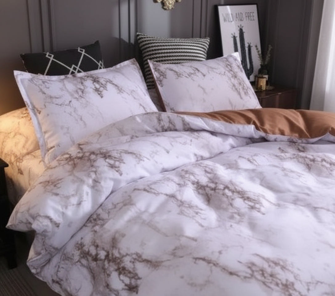 Elegante Bettwäsche Set 4-teilig | Marmor Design - Generated Image 16