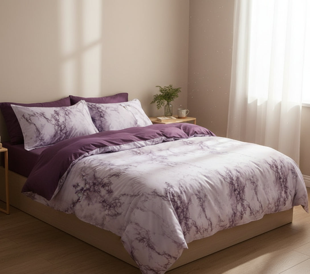 Elegante Bettwäsche Set 4-teilig | Marmor Design - Generated Image 9