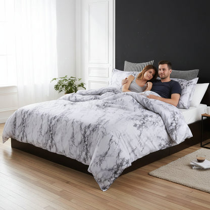 Elegante Bettwäsche Set 4-teilig | Marmor Design - Generated Image 23