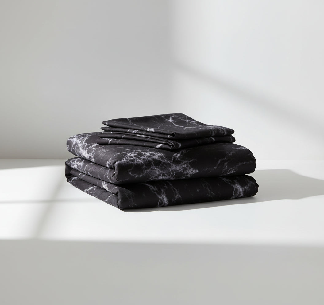 Elegante Bettwäsche Set 4-teilig | Marmor Design - Generated Image 2