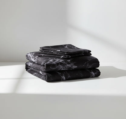 Elegante Bettwäsche Set 4-teilig | Marmor Design - Generated Image 2
