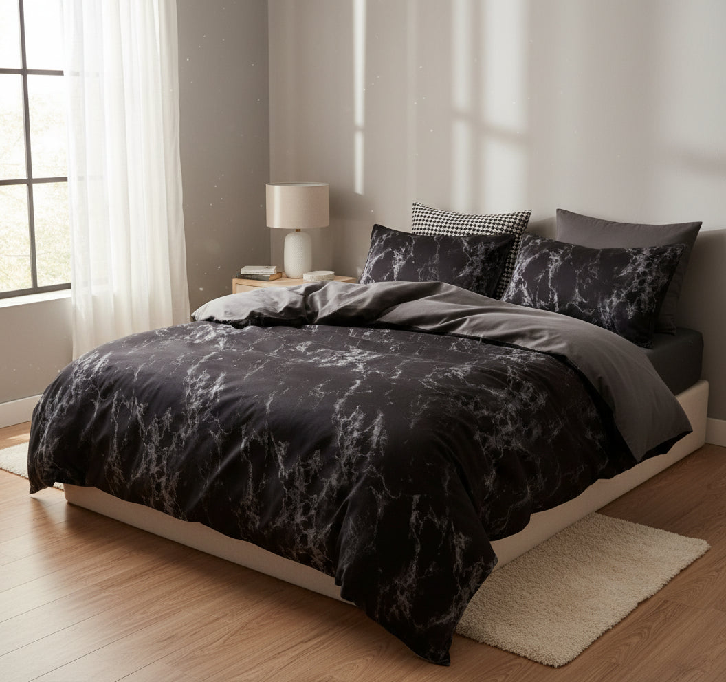 Elegante Bettwäsche Set 4-teilig | Marmor Design - Generated Image 3