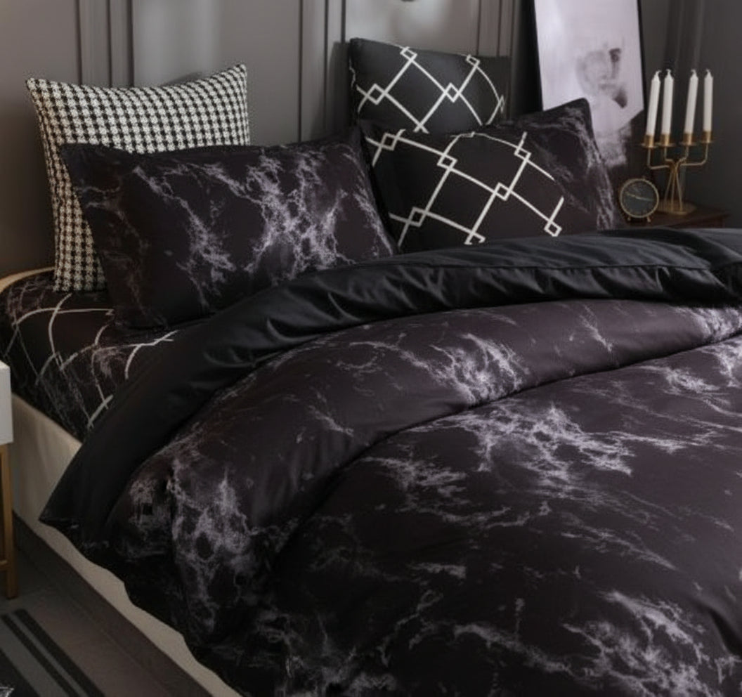 Elegante Bettwäsche Set 4-teilig | Marmor Design - Generated Image 4