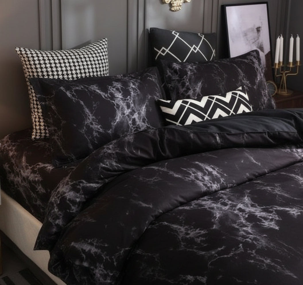 Elegante Bettwäsche Set 4-teilig | Marmor Design - Generated Image 6