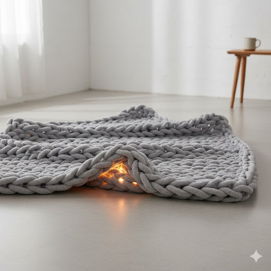 Chunky Knit Chenille Decke | Weich & Kuschelig