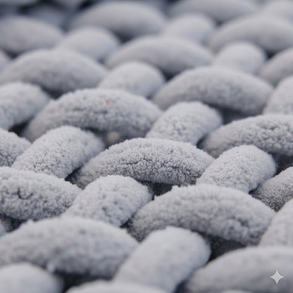 Chunky Knit Chenille Decke | Weich & Kuschelig