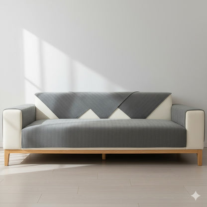 Premium Sofa-Schoner Chenille | Waschbar & Rutschfest