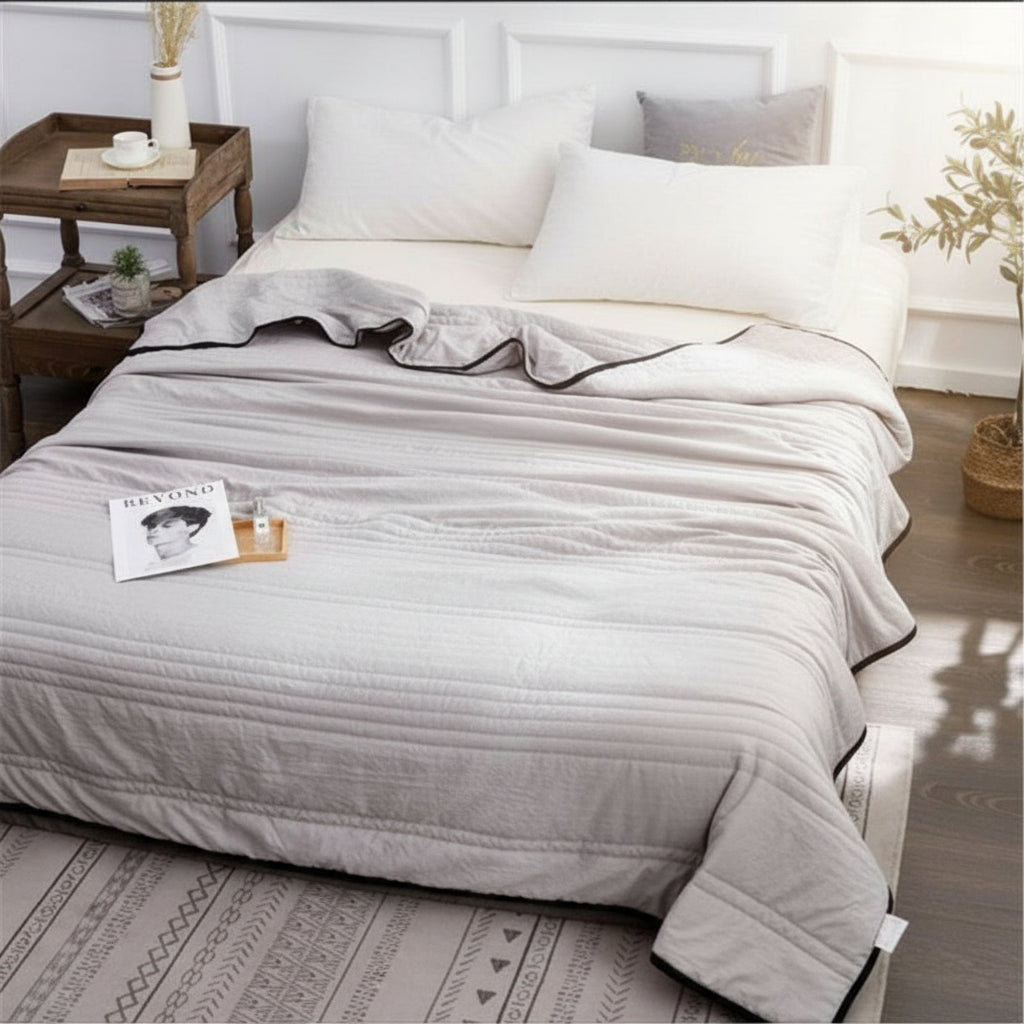 Kühlende Sommerdecke für heiße Nächte | Leicht - Generated Image 3