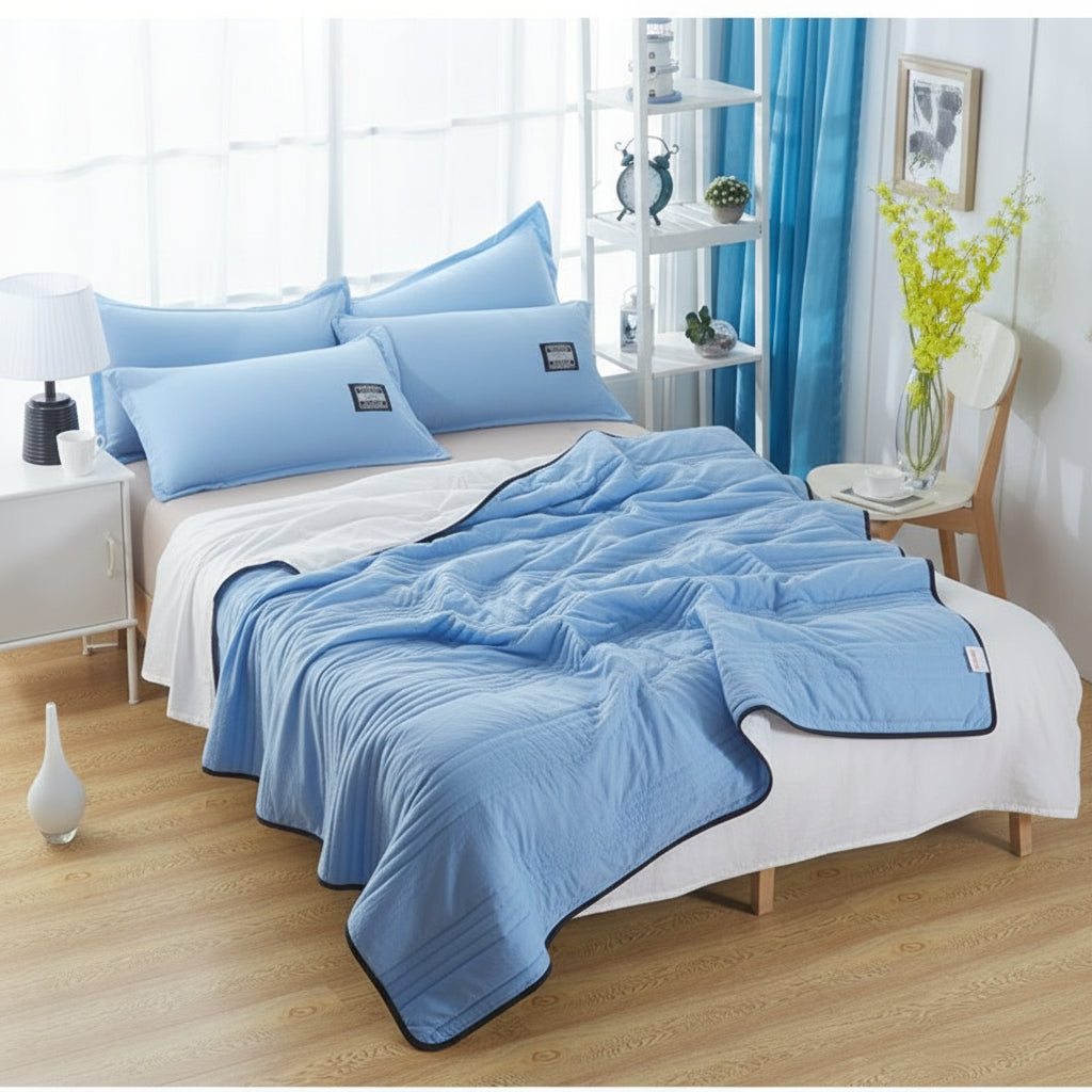 Kühlende Sommerdecke für heiße Nächte | Leicht - Generated Image 21