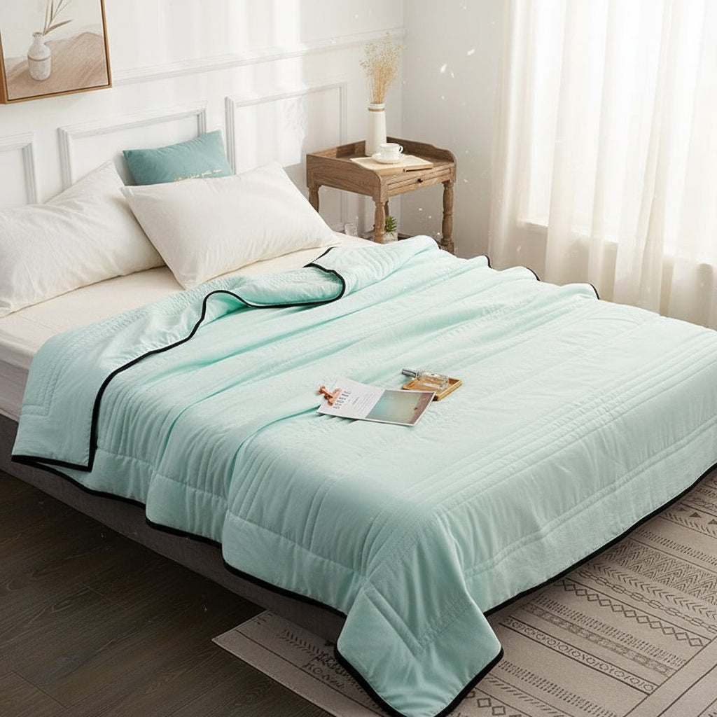 Kühlende Sommerdecke für heiße Nächte | Leicht - Generated Image 9