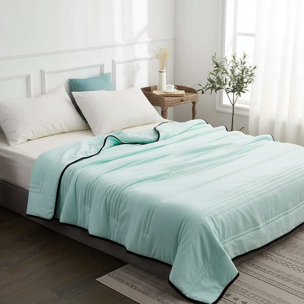 Kühlende Sommerdecke für heiße Nächte | Leicht - Generated Image 33