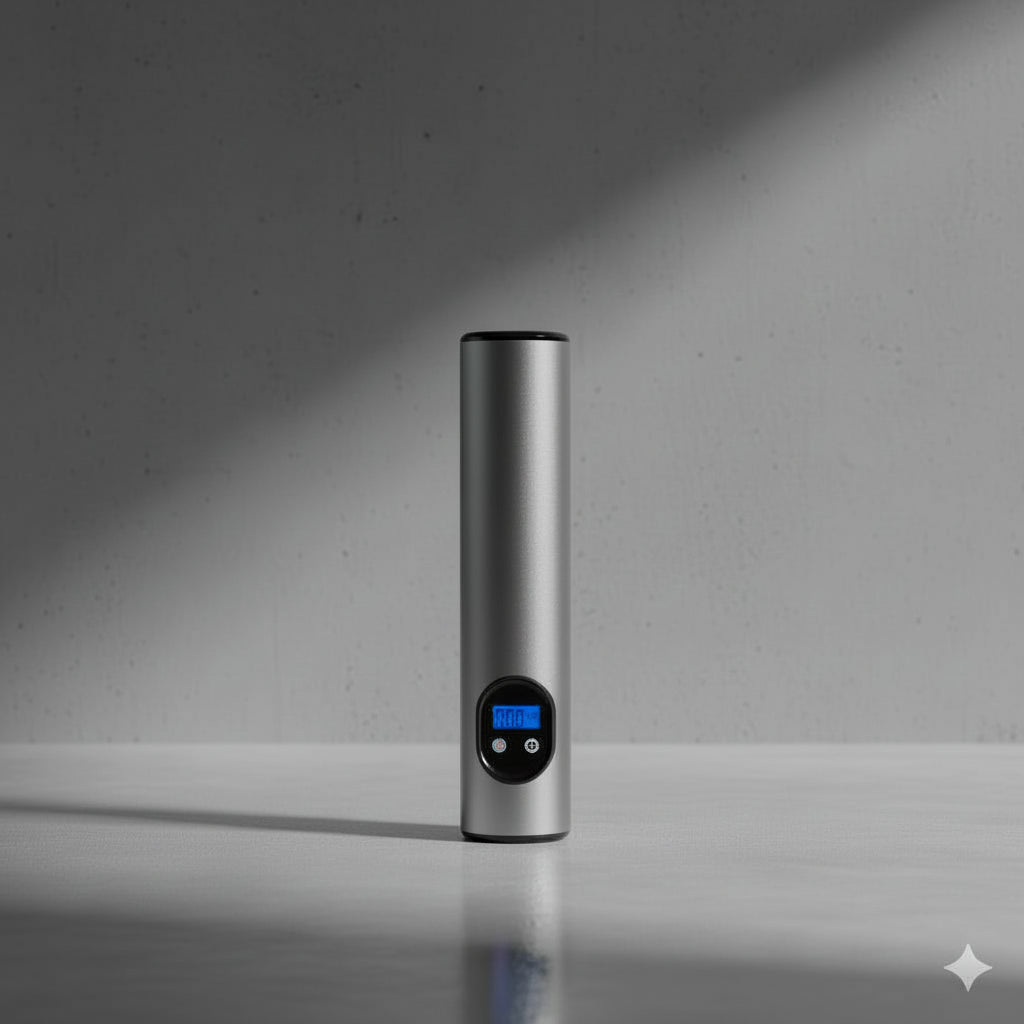 Kabelloser Akku-Kompressor für Auto/Fahrrad | Digital & Schnell - Generated Image 2