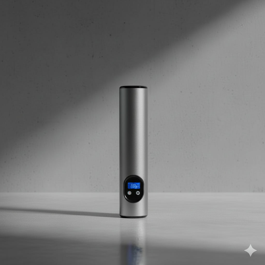 Kabelloser Akku-Kompressor für Auto/Fahrrad | Digital & Schnell - Generated Image 3