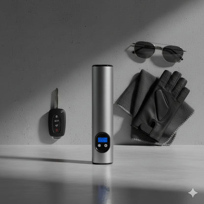 Kabelloser Akku-Kompressor für Auto/Fahrrad | Digital & Schnell - Generated Image 4