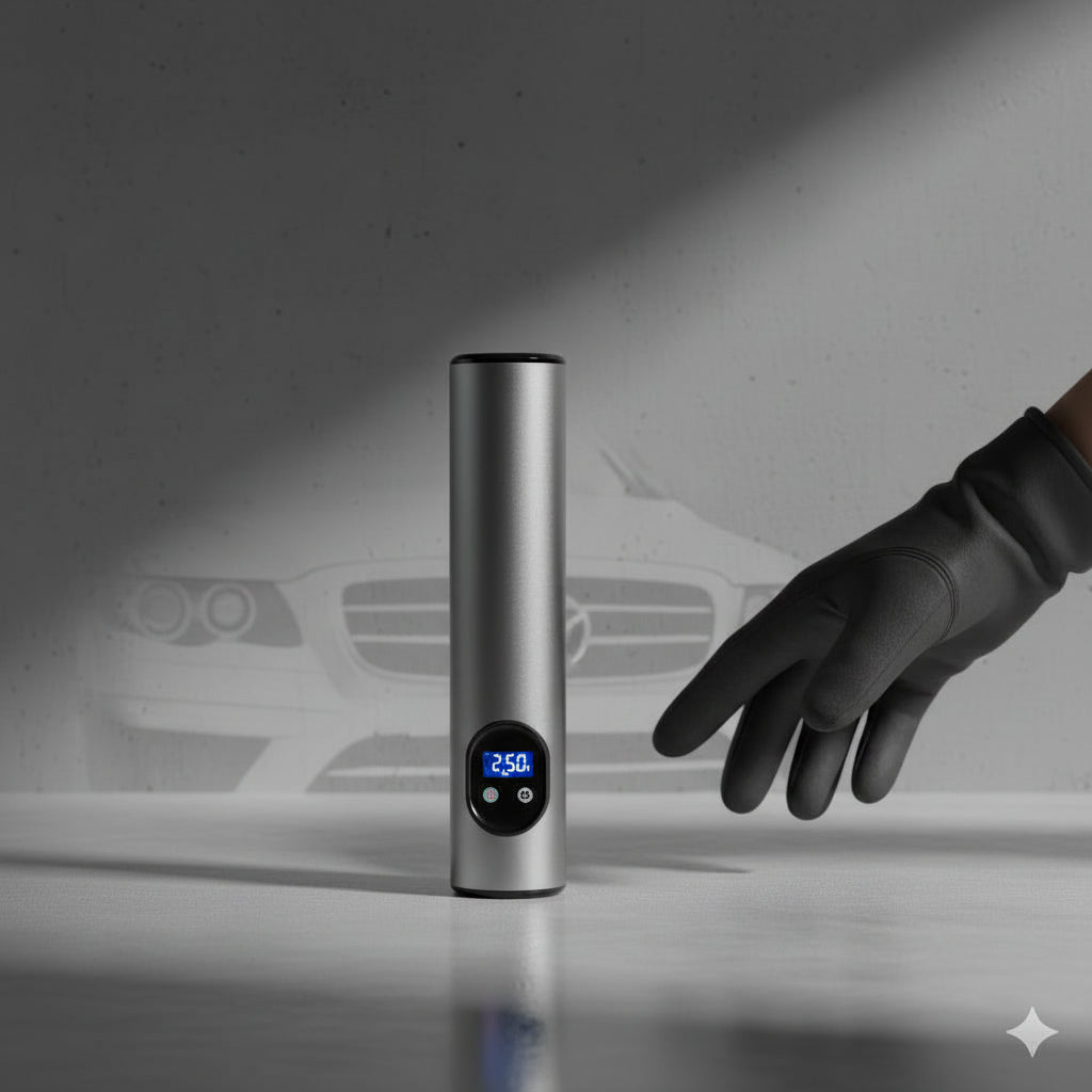 Kabelloser Akku-Kompressor für Auto/Fahrrad | Digital & Schnell - Generated Image 6