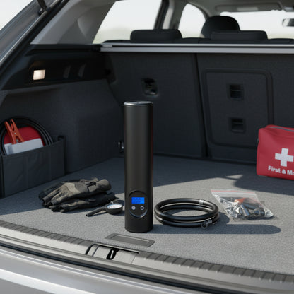 Kabelloser Akku-Kompressor für Auto/Fahrrad | Digital & Schnell - Generated Image 11