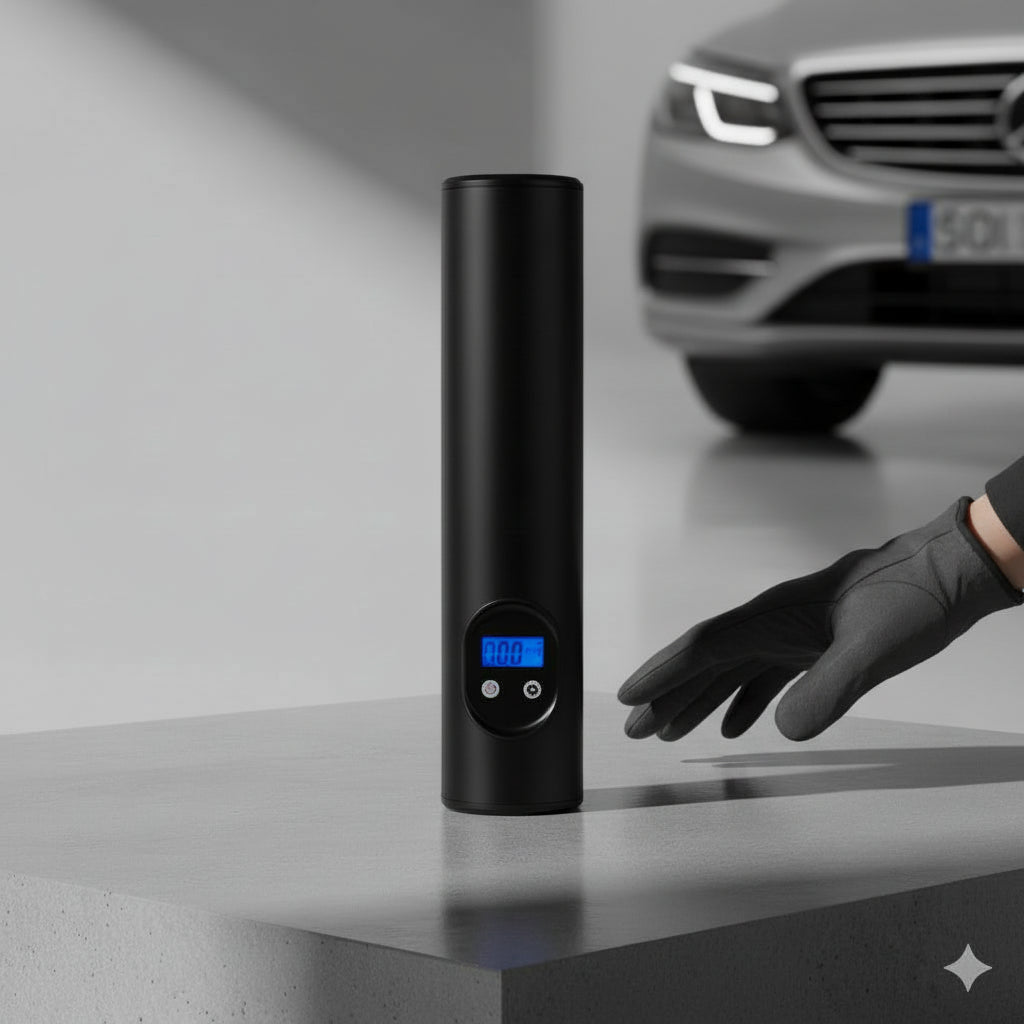 Kabelloser Akku-Kompressor für Auto/Fahrrad | Digital & Schnell - Generated Image 12