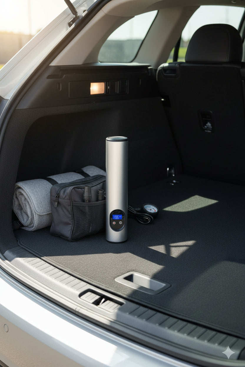 Kabelloser Akku-Kompressor für Auto/Fahrrad | Digital & Schnell - Generated Image 17