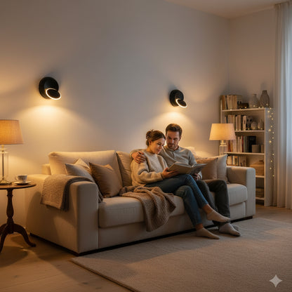 Moderne LED Wandlampe | Dimmbar | 3000K - Generated Image 4