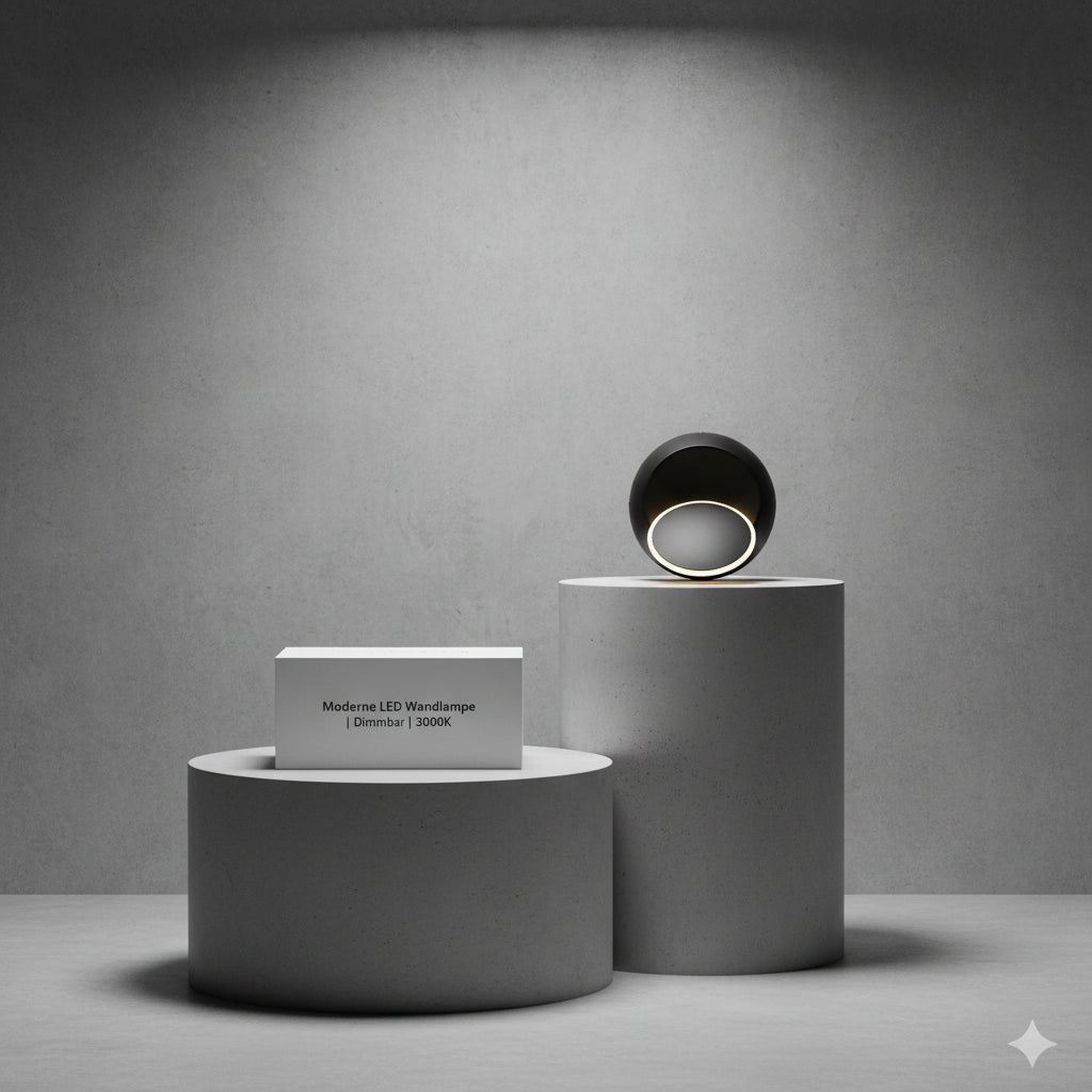 Moderne LED Wandlampe | Dimmbar | 3000K - Generated Image 6