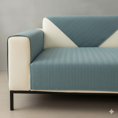 Premium Sofa-Schoner Chenille | Waschbar & Rutschfest