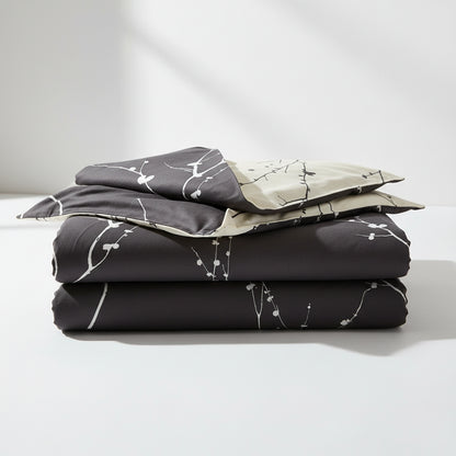 Premium Baumwoll-Bettwäsche 4-teilig | Atmungsaktiv - Generated Image 2