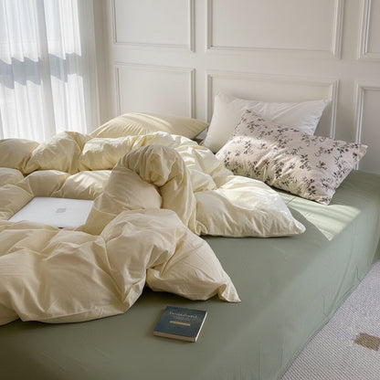 Premium Baumwoll-Bettwäsche Set Landhaus | Atmungsaktiv - Generated Image 3