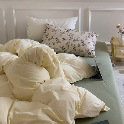 Premium Baumwoll-Bettwäsche Set Landhaus | Atmungsaktiv - Generated Image 4