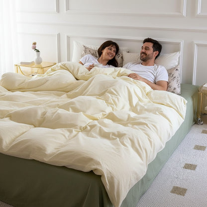 Premium Baumwoll-Bettwäsche Set Landhaus | Atmungsaktiv - Generated Image 5