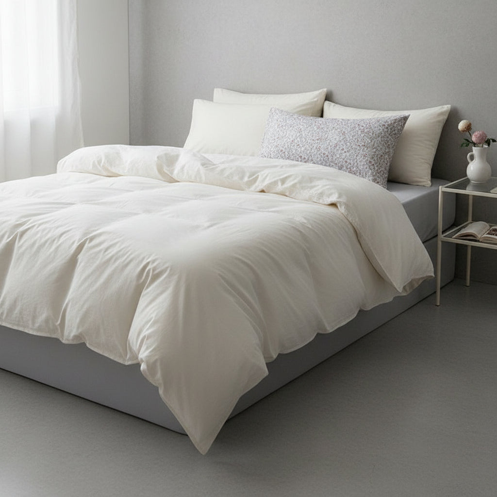 Premium Baumwoll-Bettwäsche Set Landhaus | Atmungsaktiv - Generated Image 7