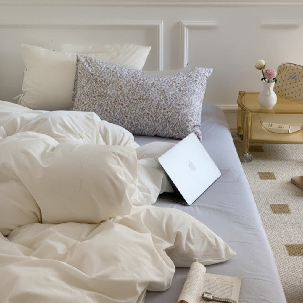 Premium Baumwoll-Bettwäsche Set Landhaus | Atmungsaktiv - Generated Image 12