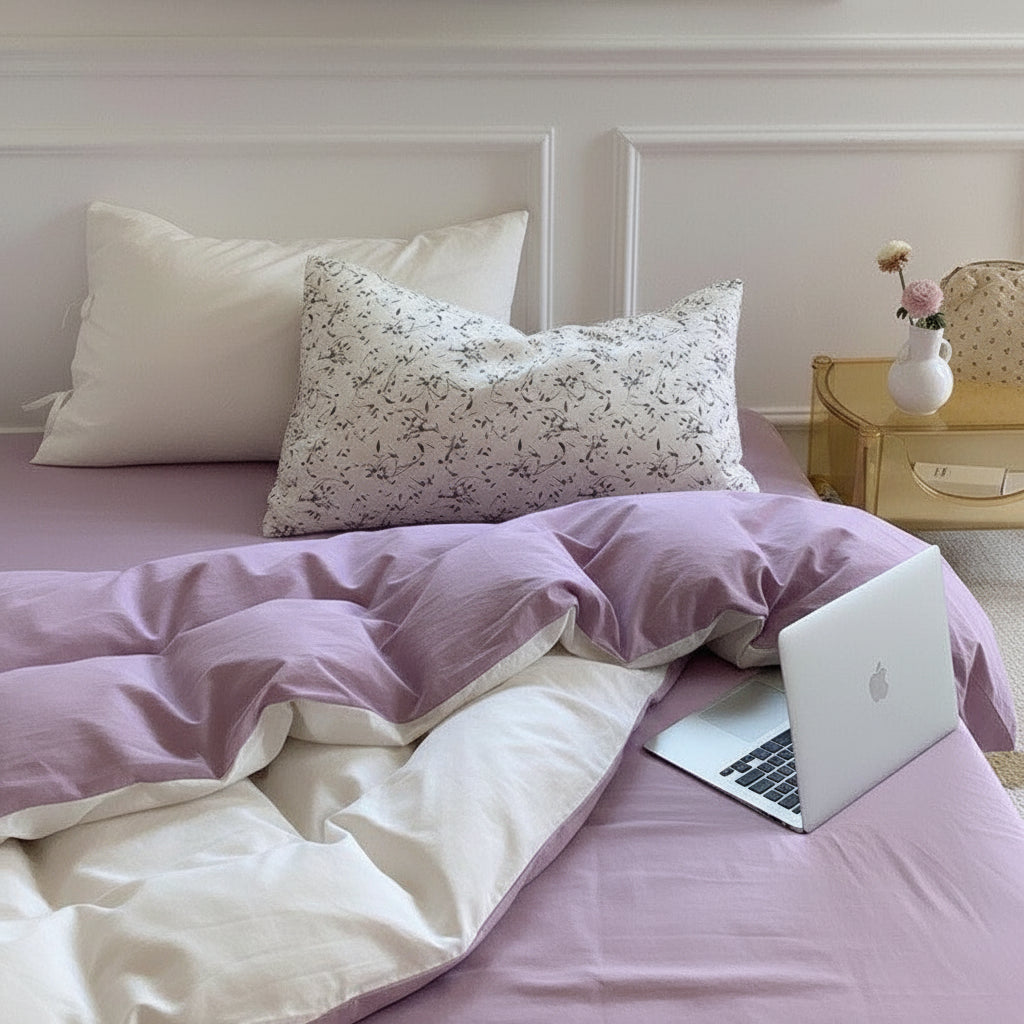 Premium Baumwoll-Bettwäsche Set Landhaus | Atmungsaktiv - Generated Image 18