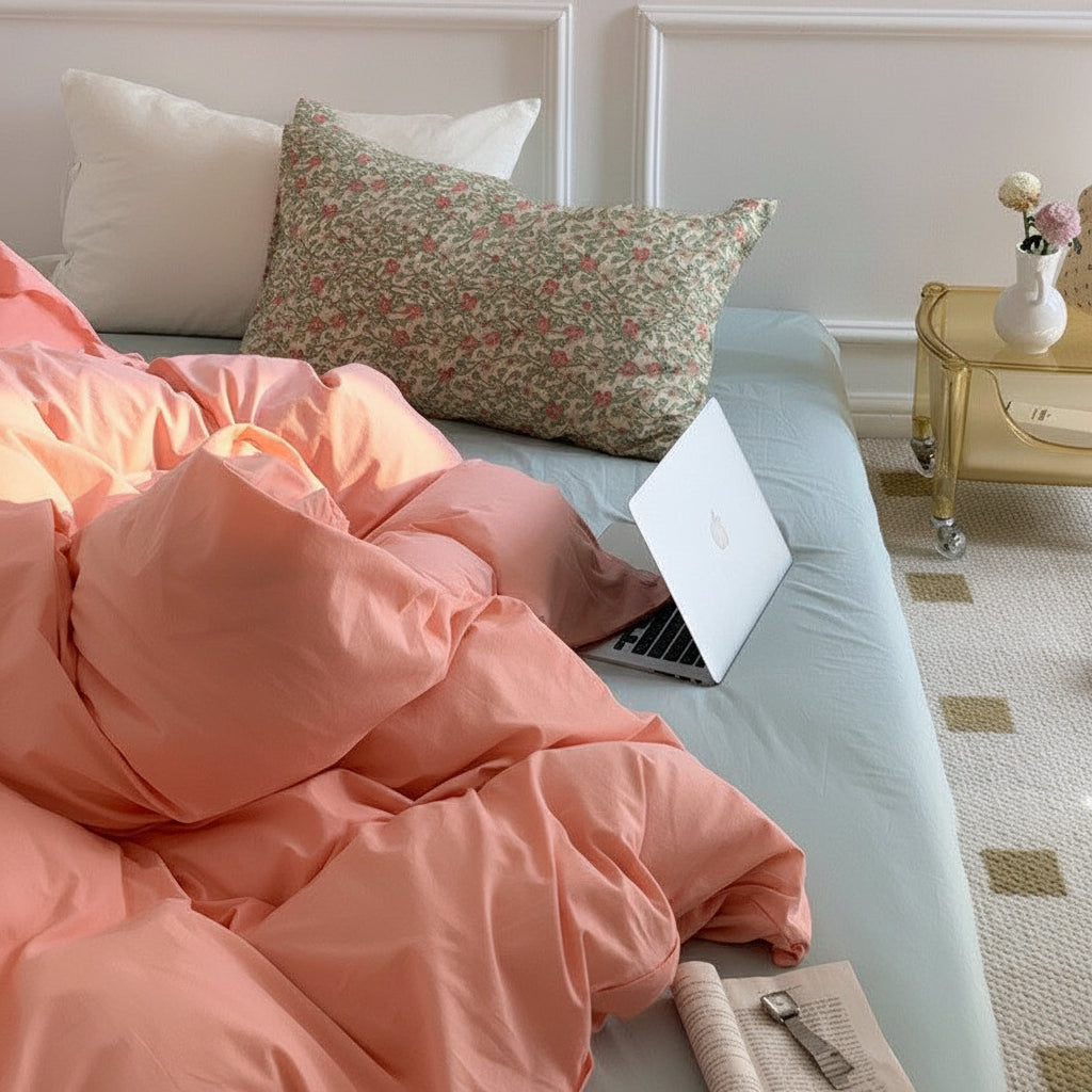 Premium Baumwoll-Bettwäsche Set Landhaus | Atmungsaktiv - Generated Image 21